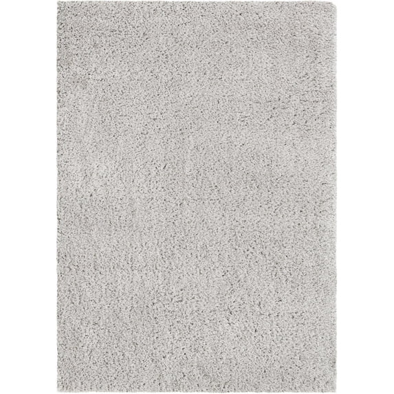 Unique Loom Marilyn Monroe Opulence Shag Collection Area Rug - (7' x 10' Rectangle Silver Screen)