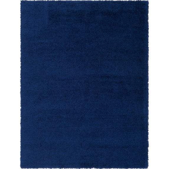 Unique Loom Marilyn Monroe Opulence Shag Collection Area Rug - (9' x 12' Rectangle Aegean Blue)