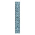 thumbnail image 1 of Unique Loom Matrix Trellis Collection Area Rug - Deco (2' 11" x 19' 8" Runner Blue/Ivory), 1 of 10