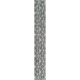 thumbnail image 1 of Unique Loom Matrix Trellis Collection Area Rug - Geometric (2' 11" x 19' 8" Runner Gray/Ivory), 1 of 3
