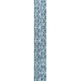thumbnail image 1 of Unique Loom Matrix Trellis Collection Area Rug - Geometric (2' 7" x 16' 5" Runner Blue/Light Blue), 1 of 3