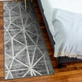 thumbnail image 1 of Unique Loom Matrix Trellis Collection Area Rug - Geometric (3' x 10' Runner Gray/Ivory), 1 of 7