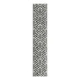 thumbnail image 1 of Unique Loom Matrix Trellis Collection Area Rug - Motif (2' 7" x 13' Runner Gray/Ivory), 1 of 10