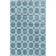 thumbnail image 1 of Unique Loom Matrix Trellis Dots Rug Blue/Light Blue 5' x 8' Rectangle Geometric Coastal Perfect For Living Room Bed Room Dining Room Office, 1 of 8