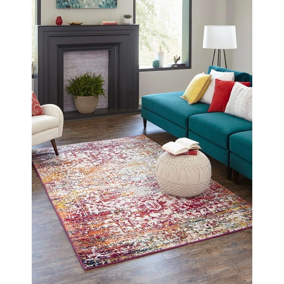 Unique Loom Medallion Richmond Rug , 10' 0" x 13' 0" ,Multi