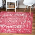 thumbnail image 1 of Unique Loom Medallion Richmond Rug , 4' 0" x 4' 0" ,Pink, 1 of 7
