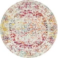 thumbnail image 1 of Unique Loom Medallion Richmond Rug Light Multi/Black 7' 10" Round Medallion Traditional Perfect For Dining Room Entryway Bed Room Kids Room, 1 of 5