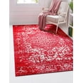 thumbnail image 1 of Unique Loom Medallion Richmond Rug Red/Ivory 2' x 3' 1" Rectangle Medallion Traditional Perfect For Living Room Bed Room Dining Room Office, 1 of 7