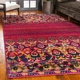 thumbnail image 1 of Unique Loom Medici Collection Area Rug - Gardenia (9' x 12' 2" Rectangle Red/Cream), 1 of 7