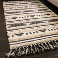 thumbnail image 1 of Unique Loom Mesa Collection Area Rug - Siphon (4' 1" x 6' 1" Rectangle Charcoal/Cream), 1 of 7
