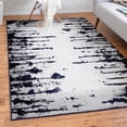 thumbnail image 1 of Unique Loom Metro Collection Area Rug - Shadows (4' 1" x 6' 1" Rectangle Ivory/Gray), 1 of 6