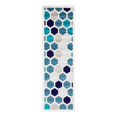 thumbnail image 1 of Unique Loom Metro Rug Cream/Beige 2' x 6' 9" Runner Geometric Modern Perfect For Bathroom Hallway Mud Room Laundry Room, 1 of 12