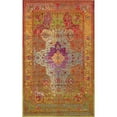 thumbnail image 1 of Unique Loom Michaelangelo Vita Rug Multi/Blue 5' 1" x 8' Rectangle Border Bohemian Perfect For Living Room Bed Room Dining Room Office, 1 of 4