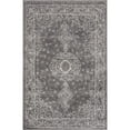 thumbnail image 1 of Unique Loom Midnight Bromley Rug Dark Gray/Gray 2' x 3' 1" Rectangle Medallion Shabby-Chic Perfect For Living Room Bed Room Dining Room Office, 1 of 9