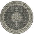 thumbnail image 1 of Unique Loom Midnight Bromley Rug Dark Gray/Gray 7' 10" Round Medallion Shabby-Chic Perfect For Dining Room Entryway Bed Room Kids Room, 1 of 4