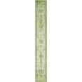 thumbnail image 1 of Unique Loom Midnight Bromley Rug Green/Ivory 2' x 13' 1" Runner Medallion Shabby-Chic Perfect For Bathroom Hallway Mud Room Laundry Room, 1 of 3