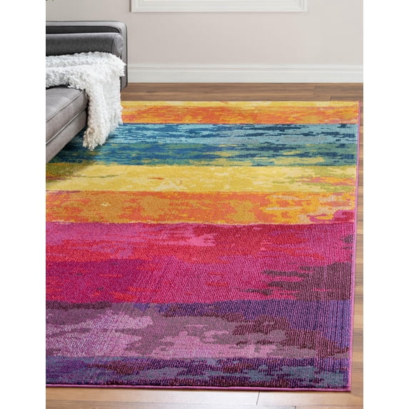 Unique Loom Milan Estrella Rug , 7' 1" x 10' 0" ,Multi