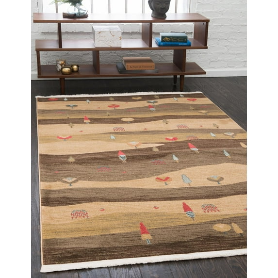 Unique Loom Milan Fars Modern Geometric Area Rug or Runner