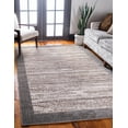 thumbnail image 1 of Unique Loom Milwaukee Outdoor Border Rug , 9' 0" x 12' 0" ,Brown, 1 of 8