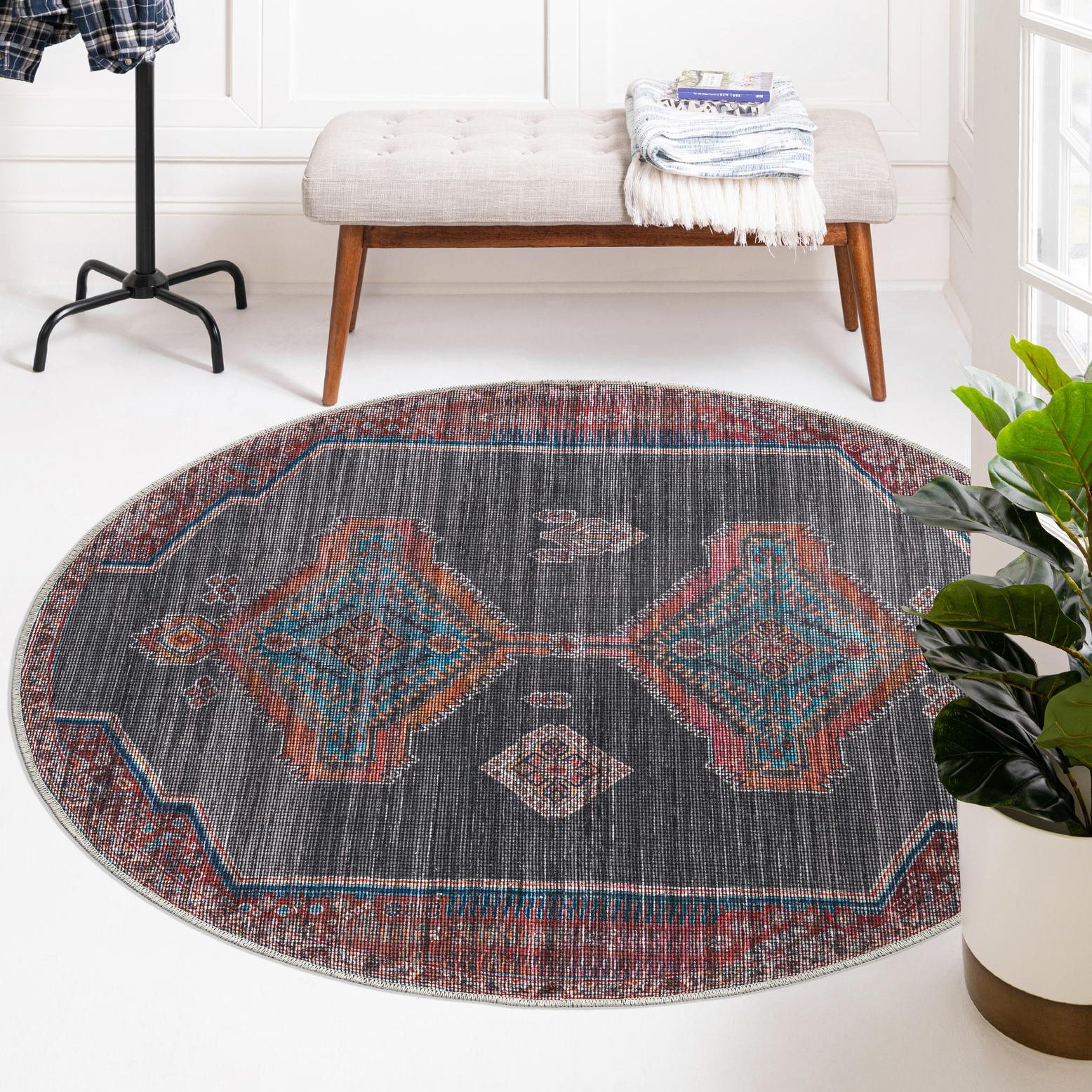 Unique Loom Sisu Collection Area Rug - Mizoram (3' 11