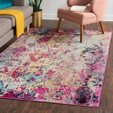 Unique Loom Monterey Collection Area Rug - Nahuati (9' x 12' 2" Rectangle Multi/Blue)