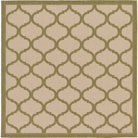 Unique Loom Moroccan Outdoor Modern Geometric Area Rug or Runner