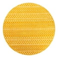 thumbnail image 1 of Unique Loom Moroccan Trellis Collection Area Rug - Mamounia (12' Round Yellow/Ivory), 1 of 11