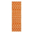 thumbnail image 1 of Unique Loom Moroccan Trellis Collection Area Rug - Mamounia (2' x 6' 7" Runner Orange/Ivory), 1 of 11