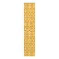 thumbnail image 1 of Unique Loom Moroccan Trellis Collection Area Rug - Mamounia (2' x 9' 10" Runner Yellow/Ivory), 1 of 9
