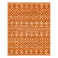 thumbnail image 1 of Unique Loom Moroccan Trellis Collection Area Rug - Mamounia (7' 10" x 10' Rectangle Orange/Ivory), 1 of 11