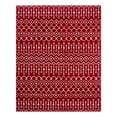 thumbnail image 1 of Unique Loom Moroccan Trellis Collection Area Rug - Mamounia (7' 10" x 10' Rectangle Red/Ivory), 1 of 10