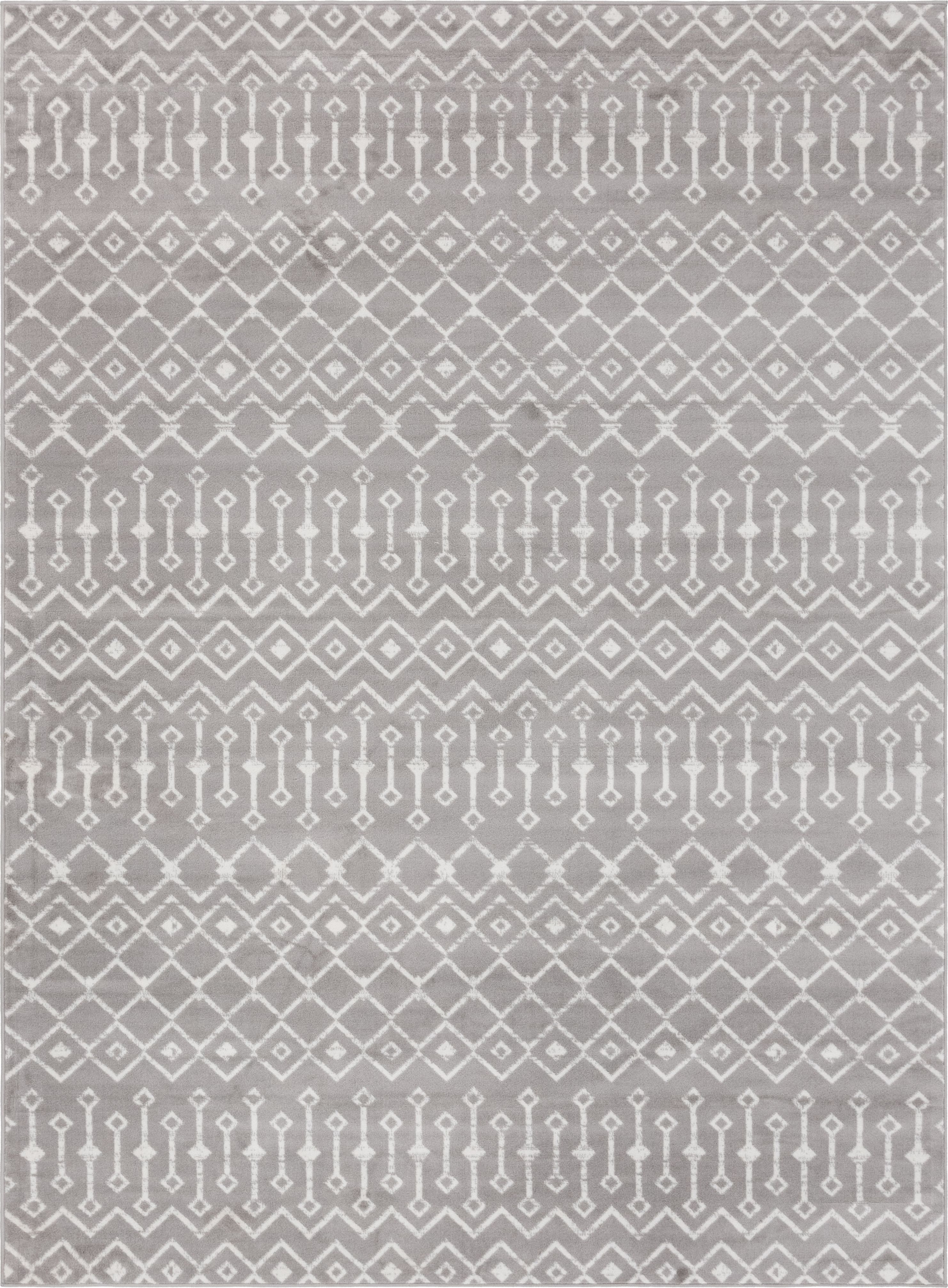 Unique Loom Moroccan Trellis Contemporary Area Rug or Runner