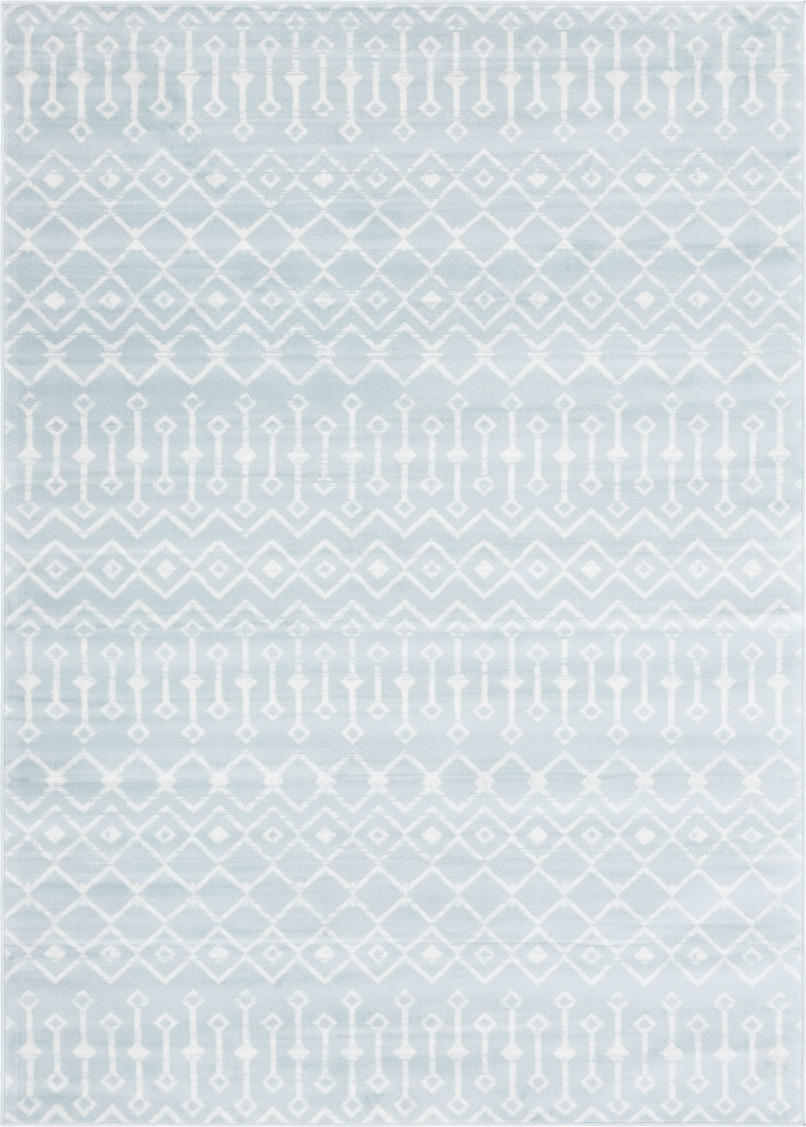 Unique Loom Moroccan Trellis Contemporary Area Rug or Runner