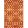 thumbnail image 1 of Unique Loom Moroccan Trellis Rug, Orange/Ivory (4' 0 x 6' 0), 1 of 9