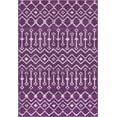thumbnail image 1 of Unique Loom Moroccan Trellis Rug, Violet/Ivory (4' 0 x 6' 0), 1 of 9