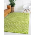 thumbnail image 1 of Unique Loom Moroccan Trellis Collection Area Rug - Mamounia (9' 10" x 13' Rectangle Green/Ivory), 1 of 6
