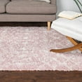 thumbnail image 1 of Unique Loom Moroccan Trellis Shag Collection Area Rug - Meknes (10' x 13' 1" Rectangle Light Pink/Ivory), 1 of 6