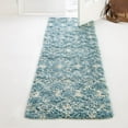 thumbnail image 1 of Unique Loom Moroccan Trellis Shag Collection Area Rug - Meknes (2' 7" x 10' Runner Light Blue/Ivory), 1 of 6