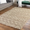 thumbnail image 1 of Unique Loom Moroccan Trellis Shag Collection Area Rug - Meknes (2' x 3' 1" Rectangle Light Brown/Ivory), 1 of 6