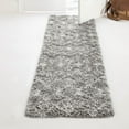 thumbnail image 1 of Unique Loom Moroccan Trellis Shag Collection Area Rug - Meknes (2' x 7' 1" Runner Gray/Ivory), 1 of 6