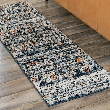 Unique Loom Morocco Collection Area Rug - Atlas (2' 2" x 6' 1" Runner Multi/Black)
