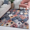 thumbnail image 1 of Unique Loom Morocco Collection Area Rug - Coastal (5' 1" x 8' Rectangle Blue/Black), 1 of 7