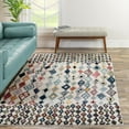 thumbnail image 1 of Unique Loom Morocco Collection Area Rug - Medina (2' 2" x 3' 1" Rectangle Multi/Black), 1 of 7