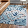 thumbnail image 1 of Unique Loom Morocco Collection Area Rug - Rif (2' 2" x 3' 1" Rectangle Light Blue/Gray), 1 of 7