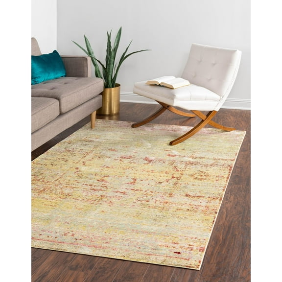 Unique Loom Muse Austin Rug , 5' 1" x 8' 0" ,Yellow