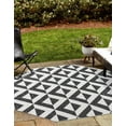 thumbnail image 1 of Jill Zarin Outdoor Collection Area Rug - Napa (7' 10" Octagon Charcoal Gray/Ivory), 1 of 11