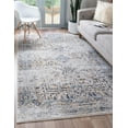 thumbnail image 1 of Unique Loom Naples Augustus Rug Cream/Beige 3' 3" x 5' 3" Rectangle Border Bohemian Perfect For Living Room Bed Room Dining Room Office, 1 of 6