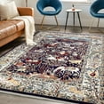 thumbnail image 1 of Unique Loom Narenj Collection Area Rug - Birmingham (10' x 13' Rectangle Navy Blue/Blue), 1 of 7