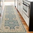 thumbnail image 1 of Unique Loom Narenj Collection Area Rug - Brighton (3' x 13' 1" Runner Blue/Beige), 1 of 6