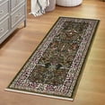 thumbnail image 1 of Unique Loom Narenj Collection Area Rug - Bristol (3' x 13' 1" Runner Green/Ivory), 1 of 7